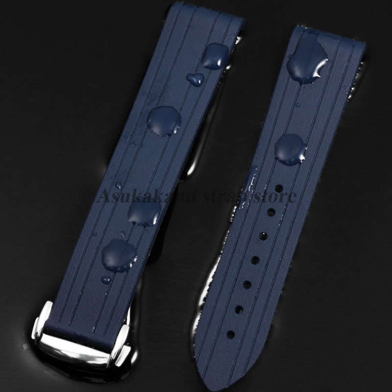Curved End Rubber Silicone Wat - Omega Watch Speedmaster review and price