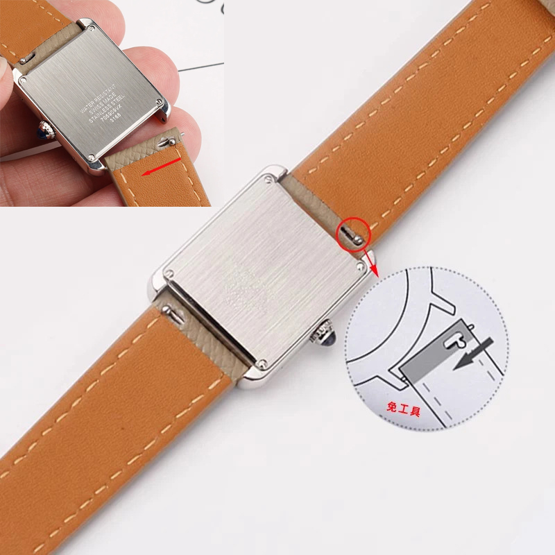 Watch Strap For Cartier Santos - Luxury Watch Engraving review and price