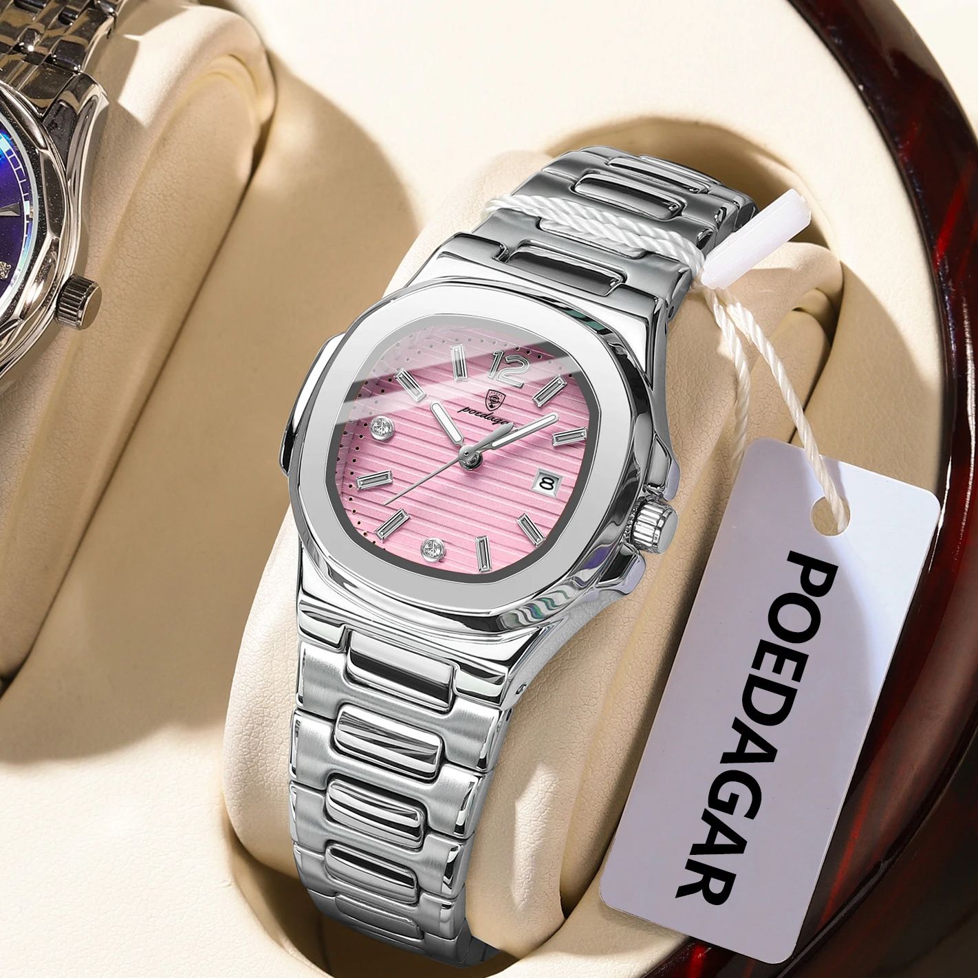 POEDAGAR Square Fashion Woman  - Luxury Watch Deals review and price