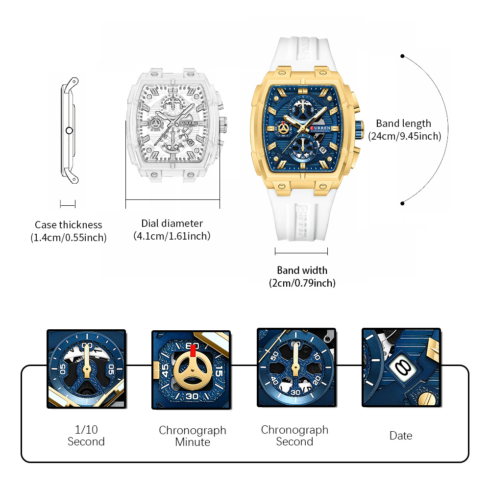 CURREN Luxury Vintage Watch fo - Luxury Watch Deals review and price