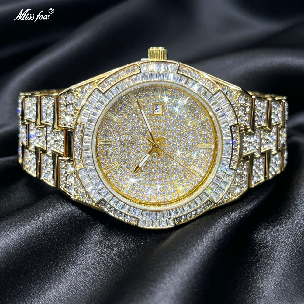 Hot Sell Gold Ice Watch For Me - Luxury Watch And Jewelry Brand review and price