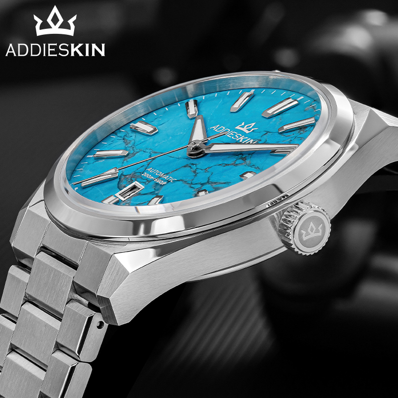 AddiesKIN K010 Turquoise Dial  - Luxury Watch Engraving review and price