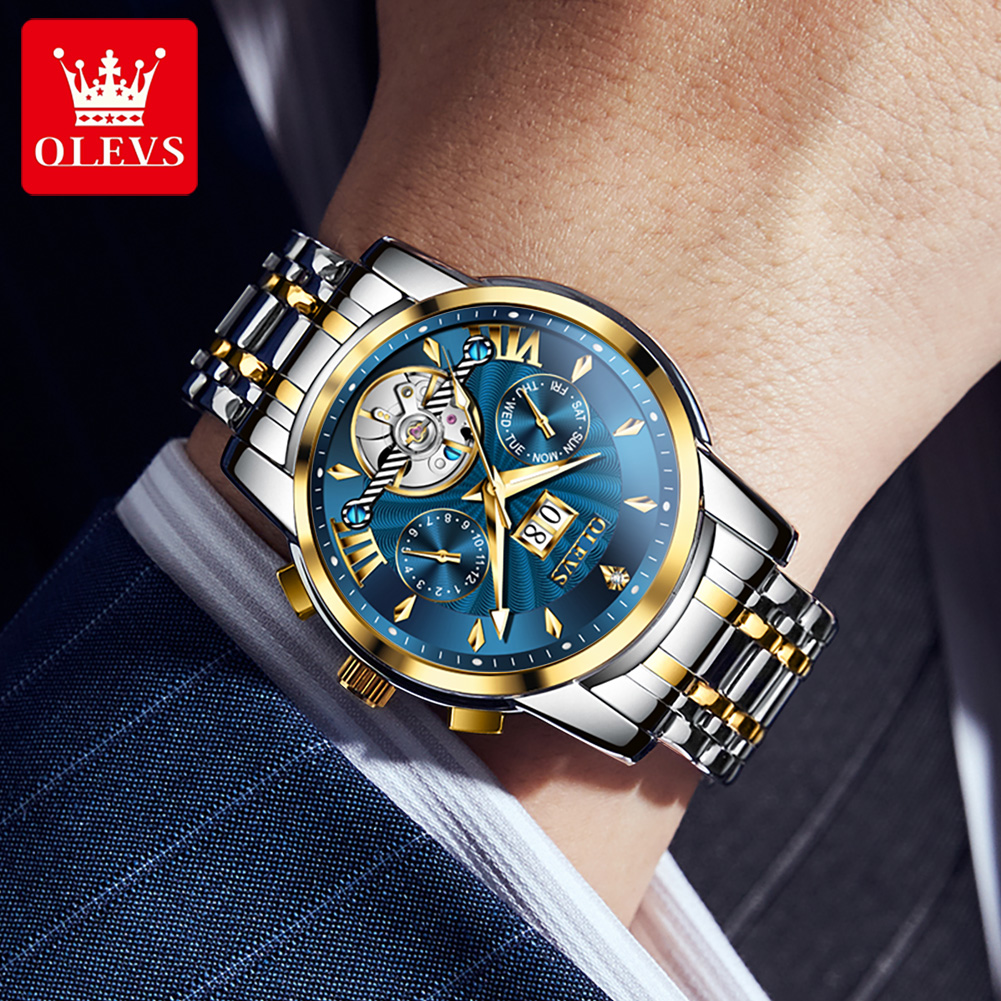 OLEVS Men Watches Luxury Fashi - Luxury Watch Straps review and price