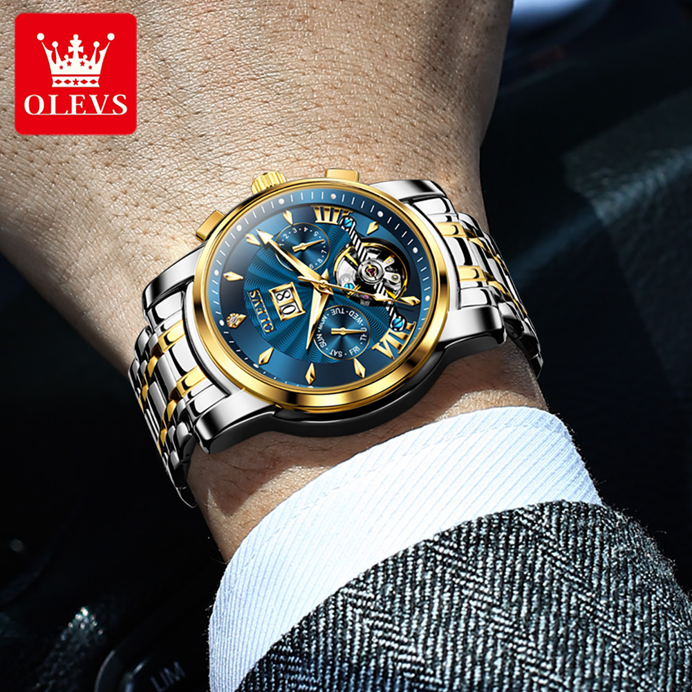 OLEVS Men Watches Luxury Fashi - Luxury Watch Straps review and price