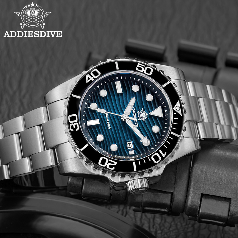 ADDIESDIVE Men's 2115 Quartz W - Luxury Watch Dial review and price