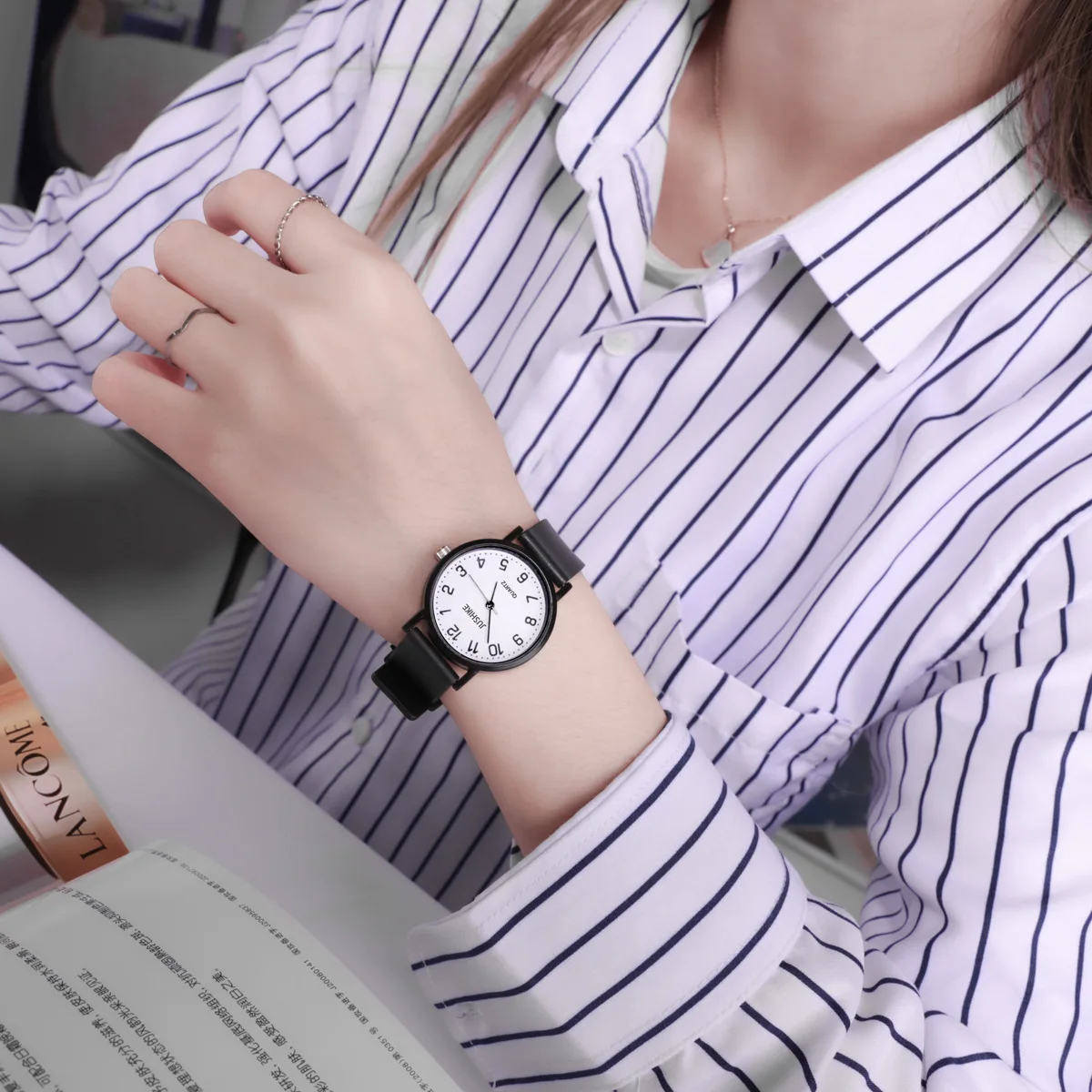 Simple Black Watch Quartz Watc - Luxury Watch For Women review and price